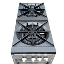 Forno Commerciale Gas Stock Pot Range with 2 Powerful 3-Ring Burners, 160,000 BTU, Durable Stainless Steel, Heavy-Duty Cast Iron Grates (FCMSP0094-18)