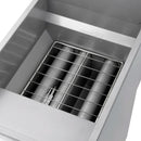 Forno Commerciale Propane Gas Deep Fryer with 3 Burners 90,000 BTU, 40 Lbs Oil Capacity (FCMGF0016)