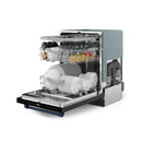 Gordon Ramsay by Thor Kitchen 24 Inch Dishwasher in Black with Navy Blue Trim (DW24X8BA00-BLU)