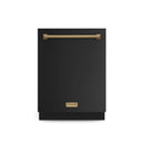 Gordon Ramsay by Thor Kitchen 24-Inch Dishwasher in Black with Bronze Trim (DW24X8BA00-BRZ)