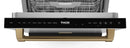Gordon Ramsay by Thor Kitchen 3-Piece Appliance Package - 48-Inch Gas Range with Double Oven, 36-Inch Refrigerator, and Dishwasher in Stainless Steel with Bronze Trim