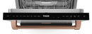 Gordon Ramsay by Thor Kitchen 3-Piece Appliance Package - 36-Inch Gas Range with Liquid Propane Kit, Tilt Panel, 36-Inch Refrigerator, and Dishwasher in Stainless Steel with Rose Gold Trim
