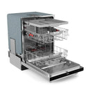 Gordon Ramsay by Thor Kitchen 3-Piece Appliance Package - 36-Inch Gas Range with Tilt Panel, 36-Inch Refrigerator, and Dishwasher in Stainless Steel