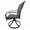 Deko Living 4 Piece Seating Outdoor Patio Dining Table and Swivel Chairs Set (COP30705)