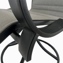 Deko Living 4 Piece Seating Outdoor Patio Dining Table and Swivel Chairs Set (COP30705)