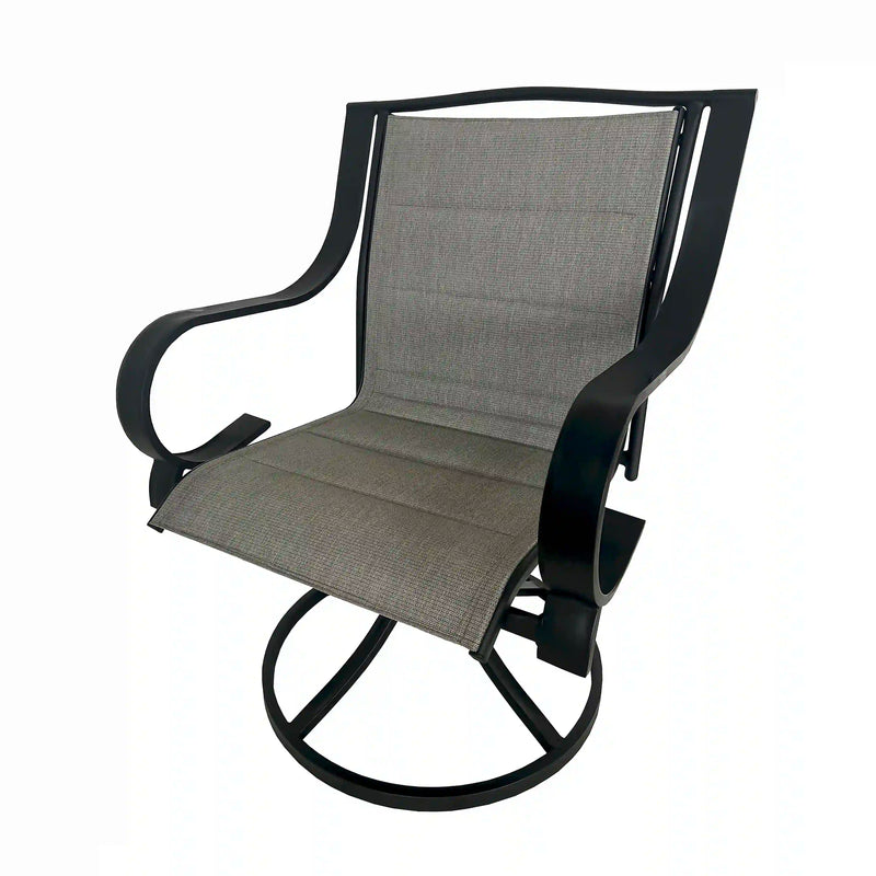 Deko Living 4 Piece Seating Outdoor Patio Dining Table and Swivel Chairs Set (COP30705)