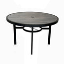 Deko Living 4 Piece Seating Outdoor Patio Dining Table and Swivel Chairs Set (COP30705)