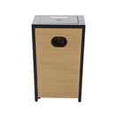 Deko Living Tapered Square Outdoor Propane Gas Fire Pit Table 40,000 BTU Propane with Glass Bead Filler (COB10011)