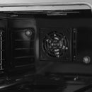 FORNO Valente 48-Inch Dual Fuel Range in Black  with Antique Brass Handle and Decorative Copper Trim, 6.7 Cu. Ft. Double Oven, 8 Sealed Burners, 94,000 BTU (FFSGS6199-48CPBLK)