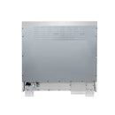 Forno Capriasca 36-Inch Freestanding French Door Dual Fuel Range in White with Antique Brass Handle (FFSGS6387-36WHT)