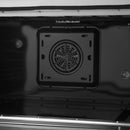 Forno Galiano 4-Piece Appliance Package - 36-Inch Dual Fuel Range, 36-Inch Hood, 36-Inch Refrigerator, & 24-Inch Dishwasher in Black with Antique Brass Trim