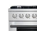 Forno Marco 36-inch Dual Fuel Range with 6 Burners and 5.36 cu.ft. Oven in Stainless Steel (FFSGS6197-36)