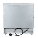 Forno 3-Piece Appliance Package - 36-Inch Electric Range, Wall Mount Range Hood, and 36-Inch Refrigerator in White with Antique Brass Handle