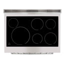 Forno Paolo 36-Inch Freestanding Electric Range with 5.44 Cu.Ft True Convection Oven in Stainless Steel (FFSEL6011-36)