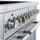 Forno Paolo 48-Inch Freestanding Electric Range with 6.7 Cu.Ft True Convection Oven in Stainless Steel (FFSEL6011-48)