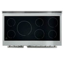 Forno 5-Piece Appliance Package - 48-Inch Electric Range, Wall Mount Range Hood, 36-Inch Refrigerator, Dishwasher, and 24-Inch Microwave Drawer in Stainless Steel