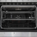 Forno 5-Piece Appliance Package - 48-Inch Electric Range, Wall Mount Range Hood, 60-Inch Refrigerator, Dishwasher, and 24-Inch Microwave Drawer in Stainless Steel