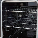 Forno 5-Piece Appliance Package - 48-Inch Electric Range, Wall Mount Range Hood, 60-Inch Refrigerator, Dishwasher, and 24-Inch Microwave Drawer in Stainless Steel