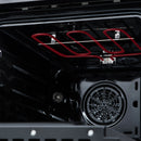 Forno Loiano 24-Inch Freestanding Electric Range in Black with Antique Brass Handle (FFSEL6099-24BLK)