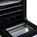 Forno Loiano 24-Inch Freestanding Electric Range in White with Antique Brass Handle (FFSEL6099-24WHT)