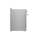 Forno 5-Piece Appliance Package - 30-Inch Electric Range, Wall Mount Range Hood, 60-Inch Refrigerator, Dishwasher, and 24-Inch Microwave Oven in Stainless Steel