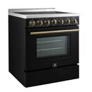 Forno Paolo 30-Inch Freestanding Electric Range in Black (FFSEL6011-30BLK)