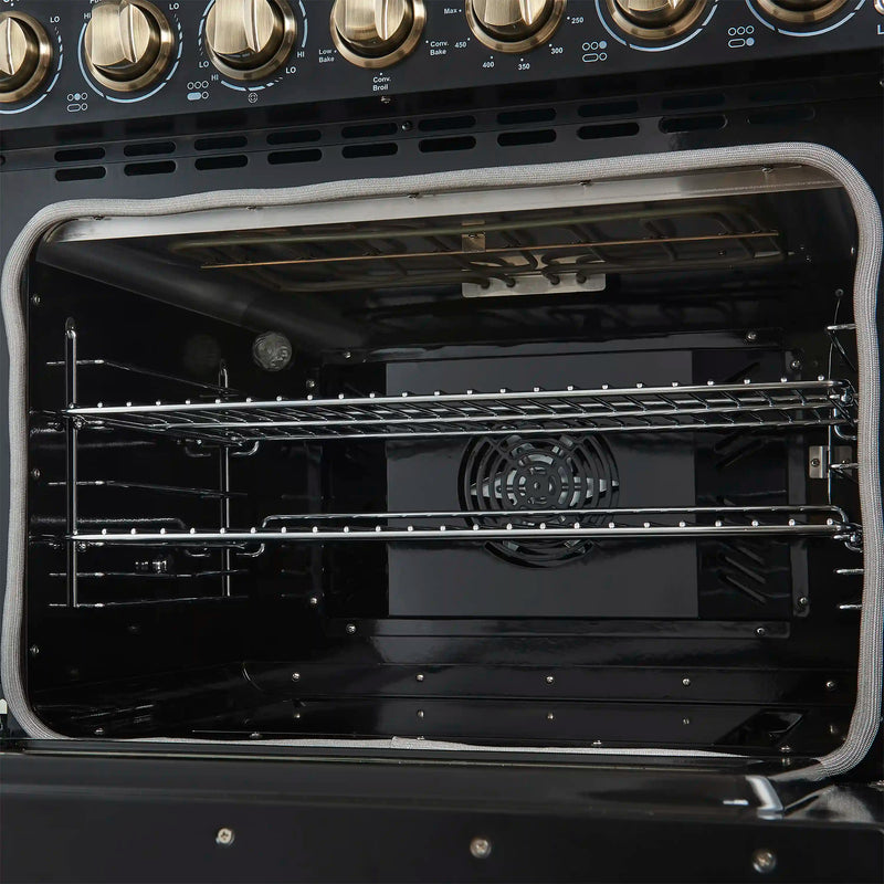 Forno Paolo 30-Inch Freestanding Electric Range in Black (FFSEL6011-30BLK)