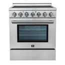 Forno Paolo 30-Inch Freestanding Electric Range in Stainless Steel (FFSEL6011-30)