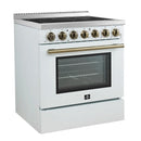 Forno Paolo 30-Inch Freestanding Electric Range in White (FFSEL6011-30WHT)