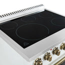 Forno Paolo 30-Inch Freestanding Electric Range in White (FFSEL6011-30WHT)
