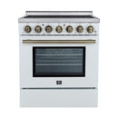 Forno Paolo 30-Inch Freestanding Electric Range in White (FFSEL6011-30WHT)