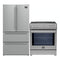Forno 2-Piece Appliance Package - 30-Inch Induction Range and 36-Inch French Door Refrigerator in Stainless Steel (FBDL-014-03CAUS)