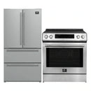 Forno 2-Piece Appliance Package - 30-Inch Induction Range and 36-Inch French Door Refrigerator in Stainless Steel (FBDL-015-03CAUS)