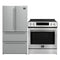Forno 2-Piece Appliance Package - 30-Inch Induction Range and 36-Inch French Door Refrigerator in Stainless Steel (FBDL-015-03CAUS)