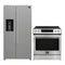 Forno 2-Piece Appliance Package - 30-Inch Induction Range and 36-Inch Side by Side Refrigerator with Water Dispenser in Stainless Steel (FBDL-015-04CAUS)