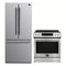 Forno 2-Piece Appliance Package - 30-Inch Induction Range and 30-Inch French Door Refrigerator in Stainless Steel (FBDL-015-05CAUS)