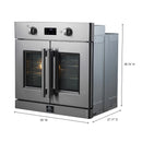 Forno 2-Piece Appliance Package - 36-Inch Spezia Gas Rangetop & 30-Inch French Wall Oven in Stainless Steel