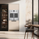 Forno 2-Piece Appliance Package - 30-Inch Asti French Door Electric Wall Oven & 30-Inch Microwave Oven in Stainless Steel