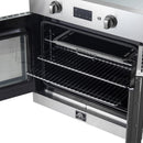 Forno 2-Piece Appliance Package - 48-Inch Spezia Gas Rangetop & 30-Inch French Wall Oven in Stainless Steel