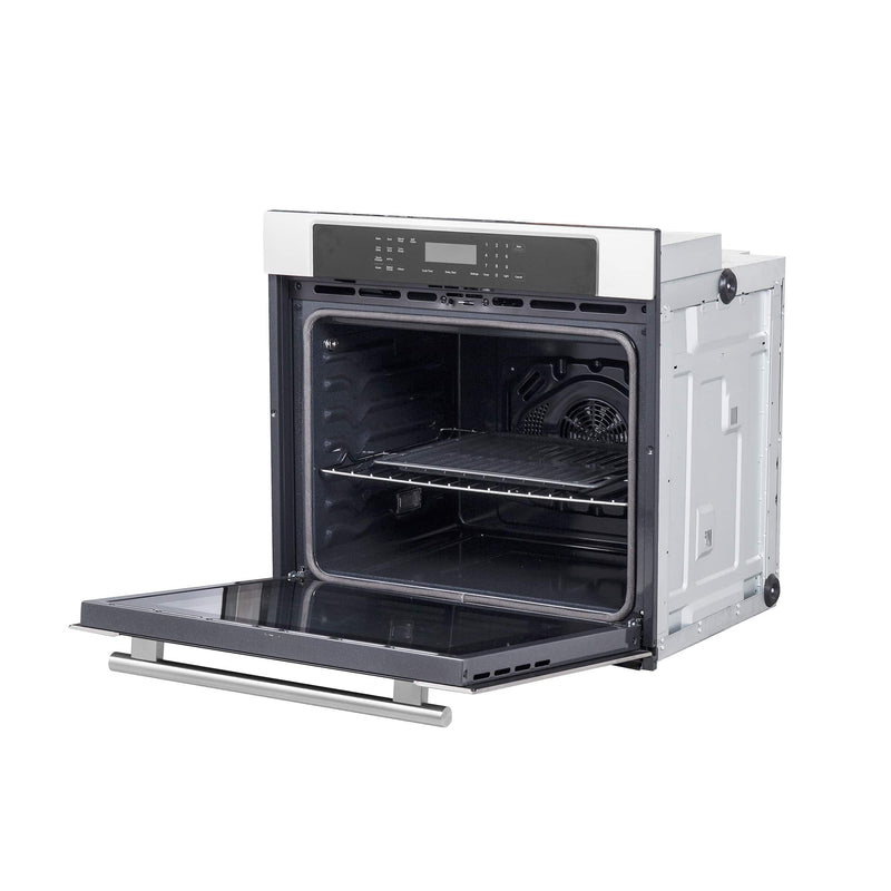 Forno 2-Piece Appliance Package - 36-Inch Lseo Gas Rangetop & 30-Inch Wall Oven in Stainless Steel