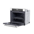 Forno 2-Piece Appliance Package - 48-Inch Lseo Gas Rangetop & 30-Inch Wall Oven in Stainless Steel