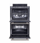 Forno 2-Piece Appliance Package - 30-Inch Villarosa Convention Double Electric Wall Oven & 30-Inch Microwave Oven in Stainless Steel