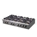 Forno 2-Piece Appliance Package - 48-Inch Spezia Gas Rangetop & 30-Inch French Wall Oven in Stainless Steel