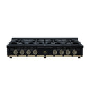 Forno Valente 48-Inch Gas Cooktop / Rangetop with 8 Sealed Burners & 94,000 BTU in Black (FCTGS5799-48CPBLK)