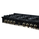 Forno Valente 48-Inch Gas Cooktop / Rangetop with 8 Sealed Burners & 94,000 BTU in Black (FCTGS5799-48CPBLK)