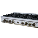 Forno Valente 48-Inch Gas Cooktop / Rangetop with 8 Sealed Burners & 94,000 BTU in White (FCTGS5799-48CPWHT)