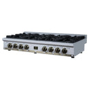 Forno Valente 48-Inch Gas Cooktop / Rangetop with 8 Sealed Burners & 94,000 BTU in White (FCTGS5799-48CPWHT)