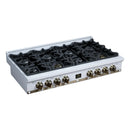 Forno Valente 48-Inch Gas Cooktop / Rangetop with 8 Sealed Burners & 94,000 BTU in White (FCTGS5799-48CPWHT)