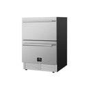Forno Cosenza 24-Inch 4.69 cu.ft. Built-In Indoor/Outdoor Drawer Freezer with Ice Maker (FDRBI1838-24S)