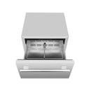 Forno 2-piece Appliance Package - 24-Inch Built-In Indoor/Outdoor Drawer Freezer and 24-Inch Drawer Refrigerator in Stainless Steel